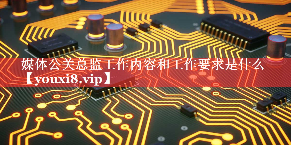 媒体公关总监工作内容和工作要求是什么